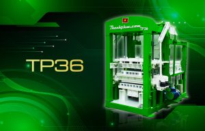 Dây chuyền máy ép gạch không nung TP36 hoàn toàn tự động đầu tiên tại Việt Nam
